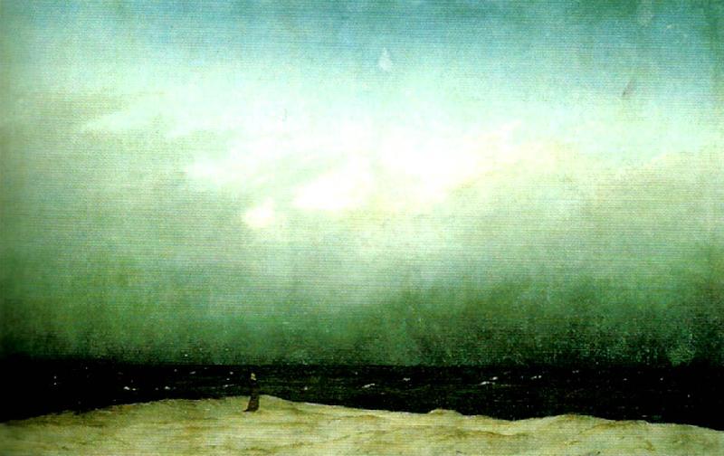 Caspar David Friedrich monk by the sea oil painting image